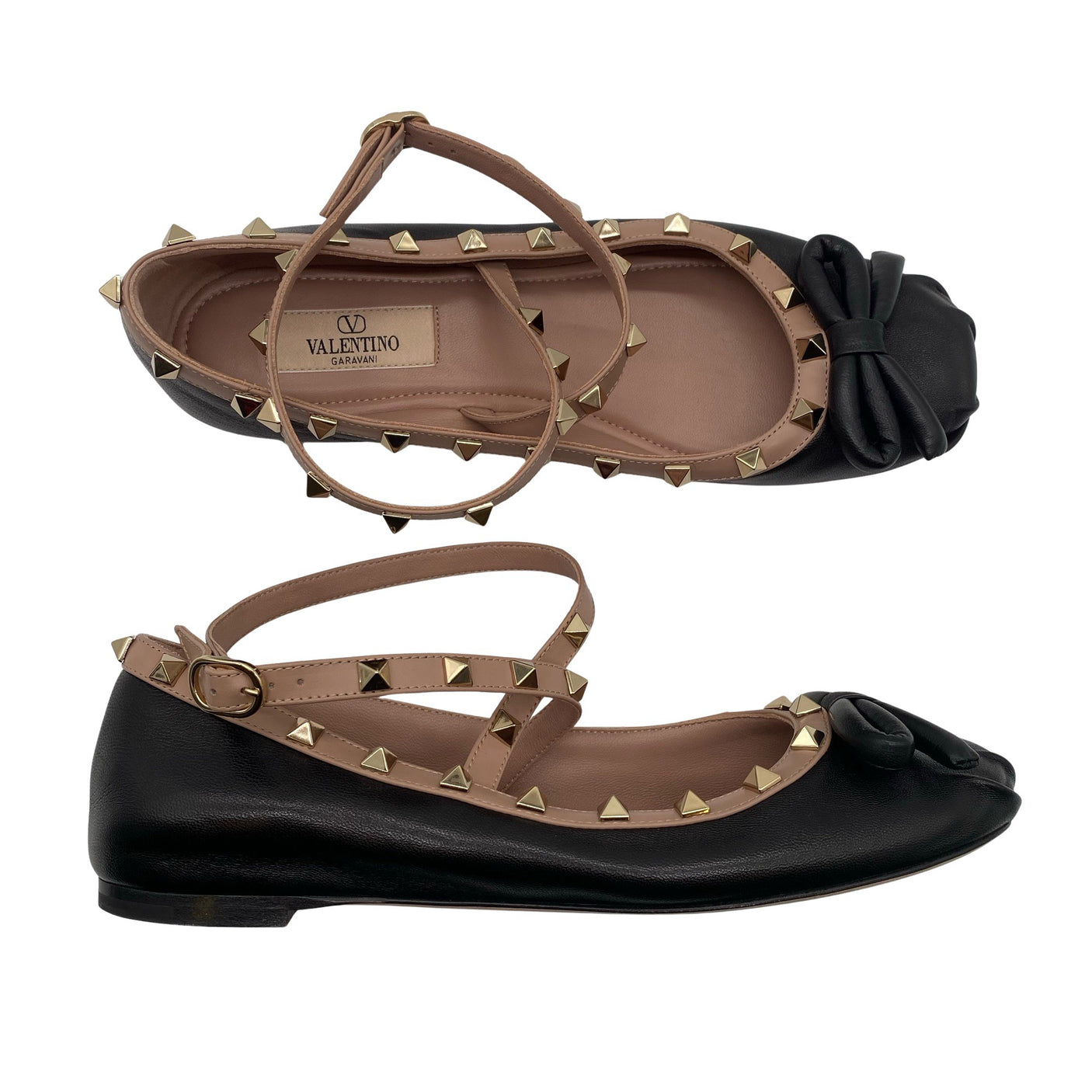 Unisex Valentino Garavani - Baleriinad, suurus 38 - Must (1)