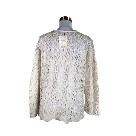 Unisex Andiata - Kardigan, suurus 40 - Looduslik valge (2)