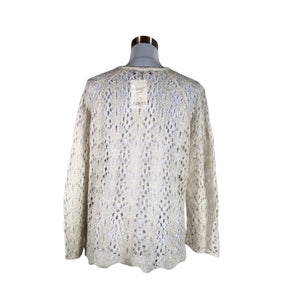 Unisex Andiata - Kardigan, suurus 40 - Looduslik valge (2)