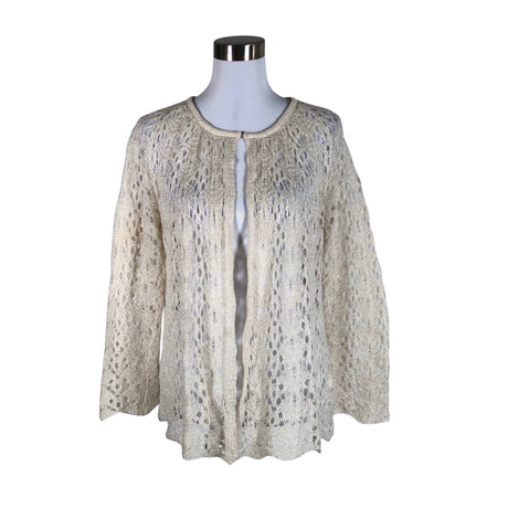 Unisex Andiata - Kardigan, suurus 40 - Looduslik valge ()