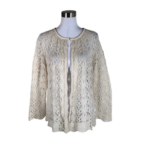 Unisex Andiata - Kardigan, suurus 40 - Looduslik valge (1)