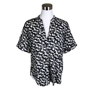 Unisex Marc O'Polo - Lühikeste käistega pluus, suurus 38 - Must (1)
