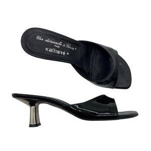 Unisex Kallisté - Kontsaga rihmikud, suurus 37 - Must (1)