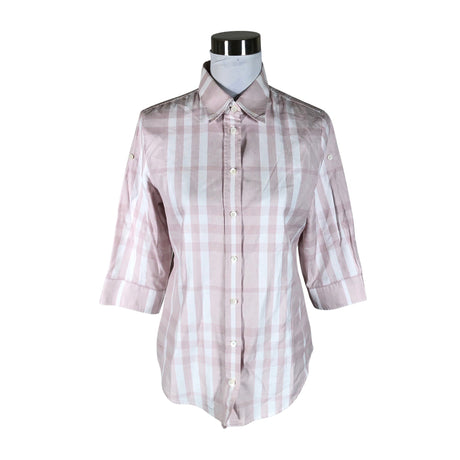 Unisex Burberry - Lühikeste käistega pluus, suurus 38 - Heleroosa ()