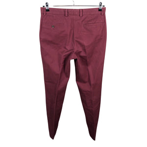 Unisex Brooks Brothers - Chino-püksid, suurus W32 - Veinipunane (2)