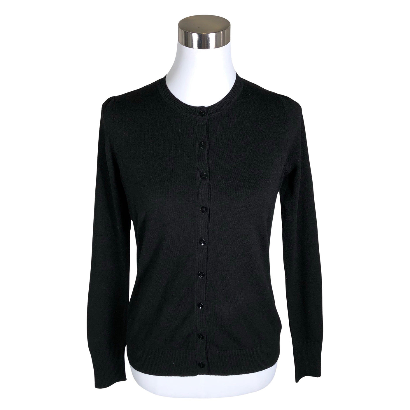 Unisex August Silk - Kardigan, suurus 38 - Must (1)