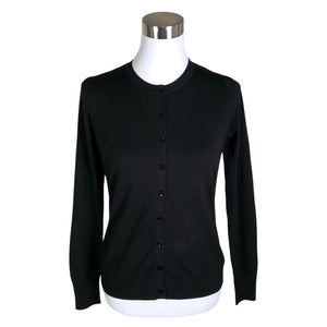 Unisex August Silk - Kardigan, suurus 38 - Must (1)
