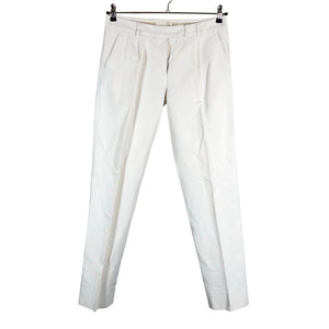 Unisex 'S MaxMara - Mittevenivad püksid, suurus 40 - Looduslik valge (1)