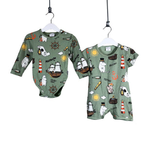 Unisex Martinex - Bodi, suurus 80 - 86 - Roheline (1)