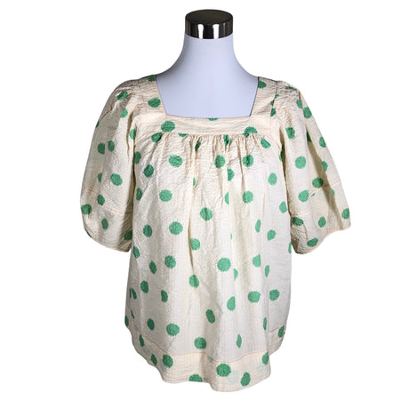 Unisex Second Female - Lühikeste käistega pluus, suurus 38 - Kollane ()