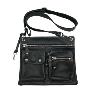 Unisex Fossil - Õlakott, suurus Midi - Must (1)