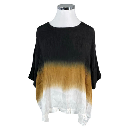 Unisex The Masai - Lühikeste käistega pluus, suurus 44 - Must ()