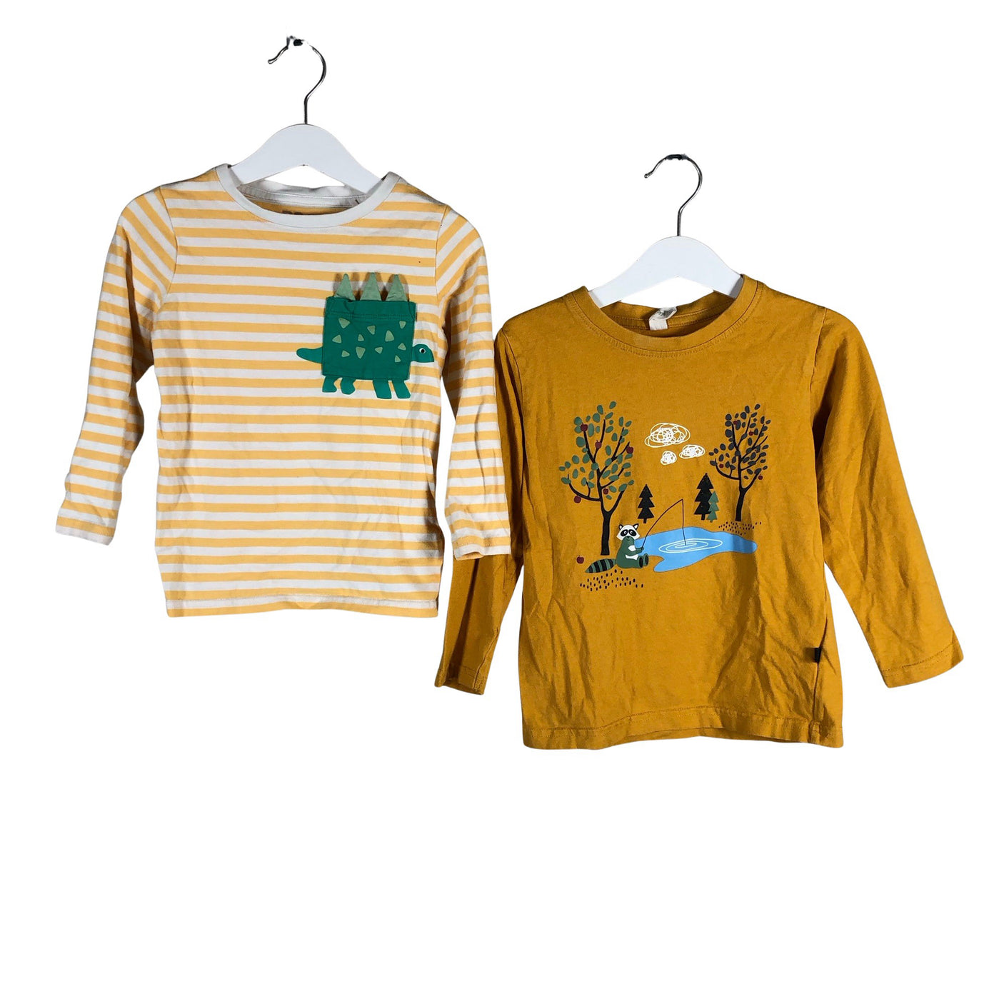 Unisex Keiki - Trikotaažist pluus, suurus 92 - 98 - Kollane (1)