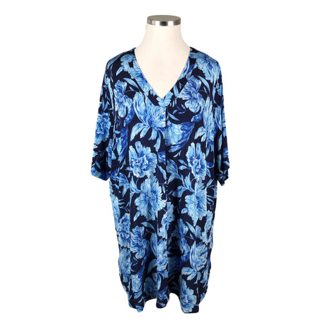 Unisex Ulla Popken - Trikotaažist kleit, suurus 54 - Sinine ()