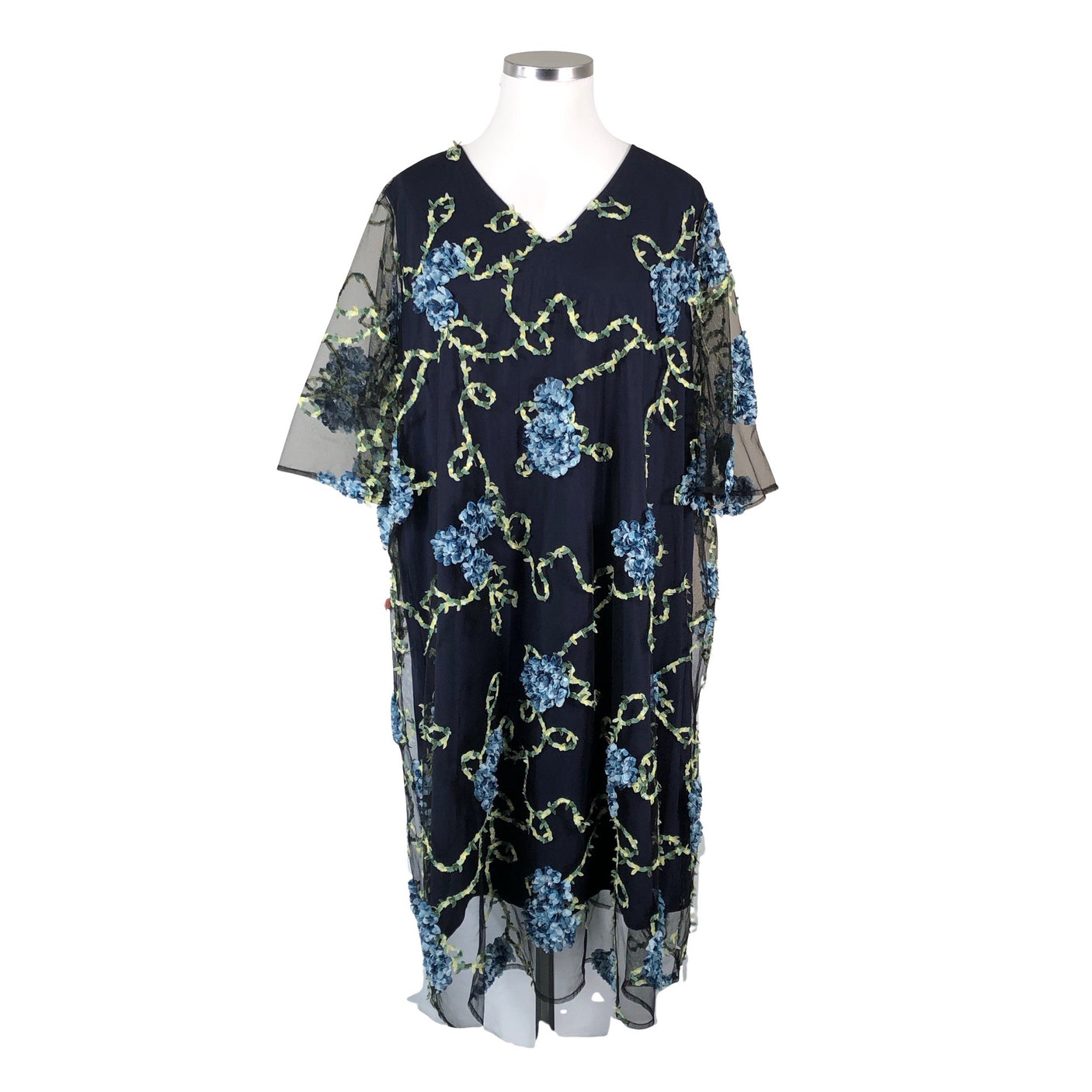 Unisex Ulla Popken - Pidulik kleit, suurus 54 - Sinine (1)