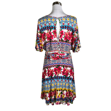 Unisex Desigual - Trikotaažist kleit, suurus 40 - Valge (2)