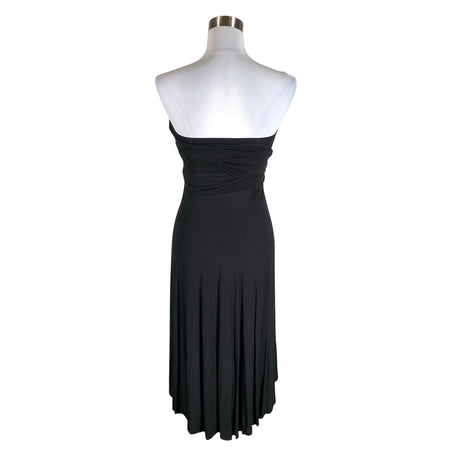 Unisex Dorina - Trikotaažist kleit, suurus 40 - Must (2)