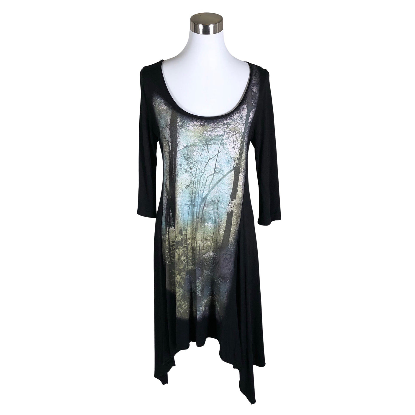 Unisex Lindex - Trikotaažist kleit, suurus 40 - Must (1)