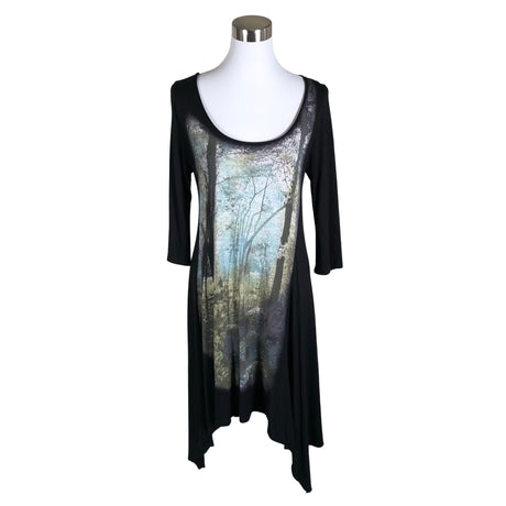 Unisex Lindex - Trikotaažist kleit, suurus 40 - Must ()