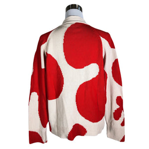Unisex Marimekko - Kardigan, suurus 38 - Punane (2)