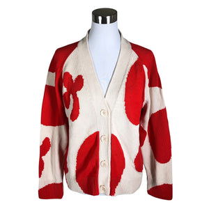 Unisex Marimekko - Kardigan, suurus 38 - Punane (1)