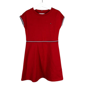 Unisex Tommy Hilfiger - Trikotaažist kleit, suurus 122 - 128 - Punane (1)