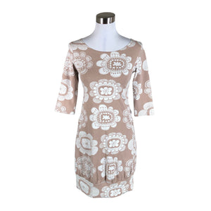 Unisex Taimi - Trikotaažist kleit, suurus 36 - Beige (1)