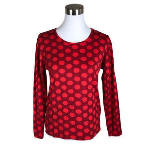 Unisex Marimekko - Trikotaažist pluus, suurus 36 - Punane (1)