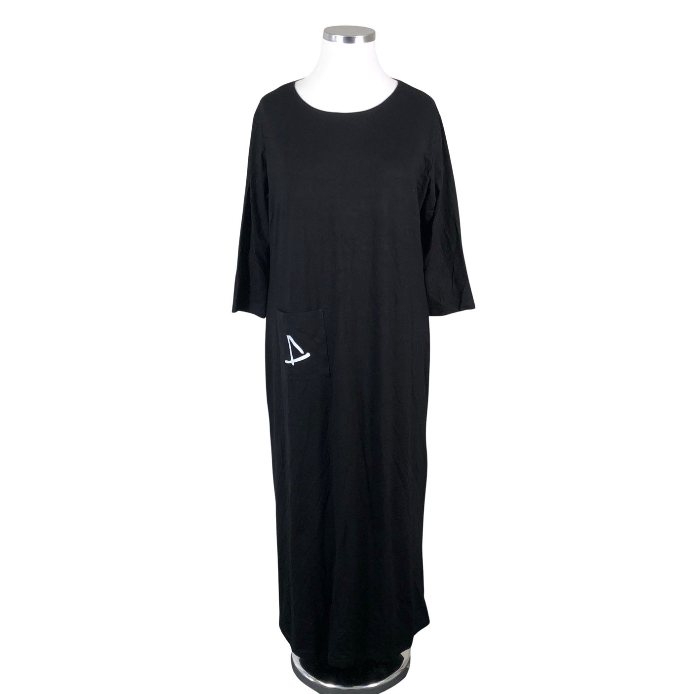 Unisex KIVIkivi - Trikotaažist kleit, suurus 44 - Must (1)