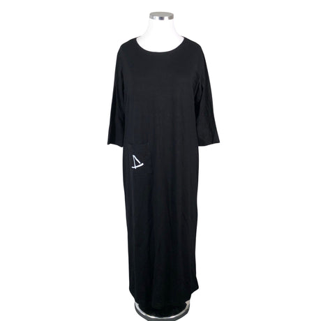 Unisex KIVIkivi - Trikotaažist kleit, suurus 44 - Must ()