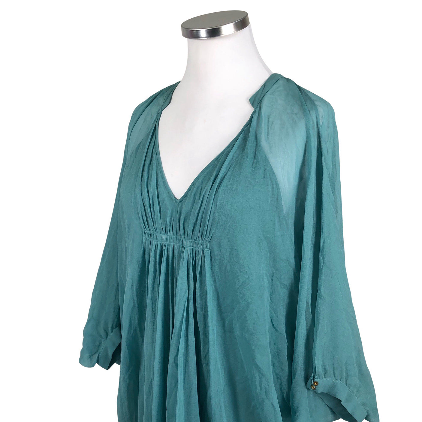 Unisex Diane von Furstenberg - Õhuke tuunika, suurus 42 - Roheline (3)