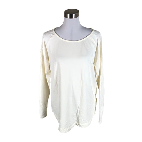Unisex NOSH - Trikotaažist pluus, suurus 40 - Looduslik valge ()