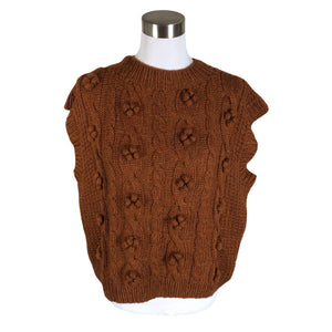 Unisex Handmade - Kampsun, suurus 40 - Pruun (1)