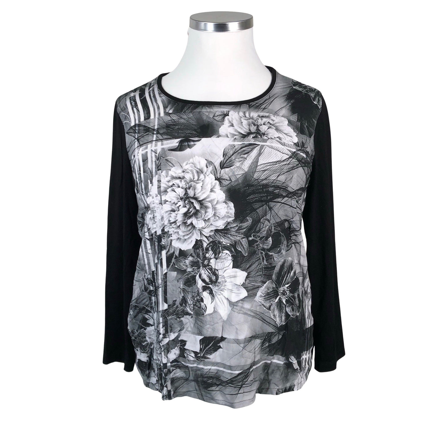 Unisex Atelier - Trikotaažist pluus, suurus 42 - Must (1)