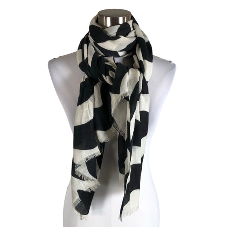 Unisex Marimekko - Õhuke sall, suurus Maxi - Must ()