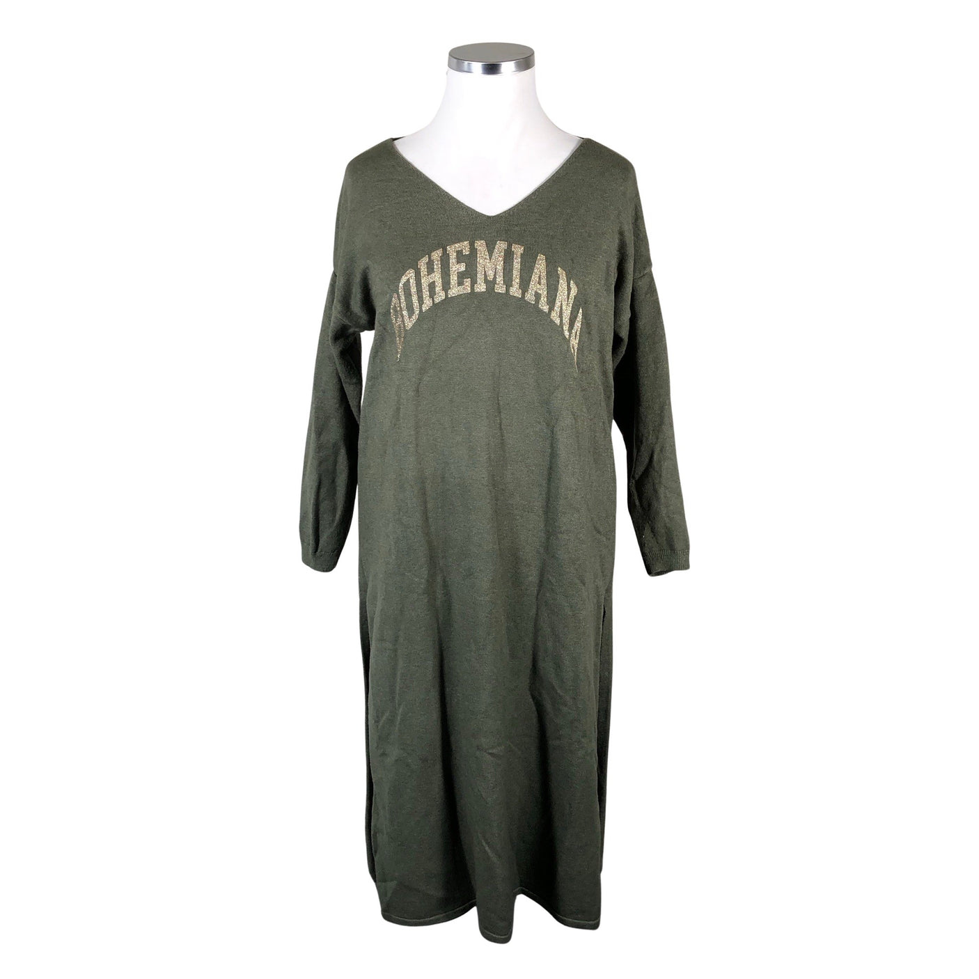 Unisex Bohemiana - Kootud tuunika, suurus 42 - Roheline (1)