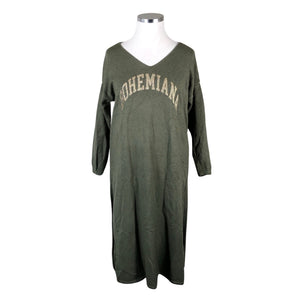 Unisex Bohemiana - Kootud tuunika, suurus 42 - Roheline (1)