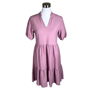 Unisex NOSH - Trikotaažist kleit, suurus 34 - Heleroosa (1)