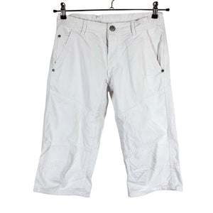 Unisex Lindex - Mittevenivad poolpikad püksid, suurus 164 - 170 - Valge (1)