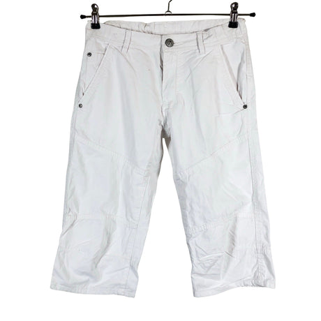 Unisex Lindex - Mittevenivad poolpikad püksid, suurus 164 - 170 - Valge ()