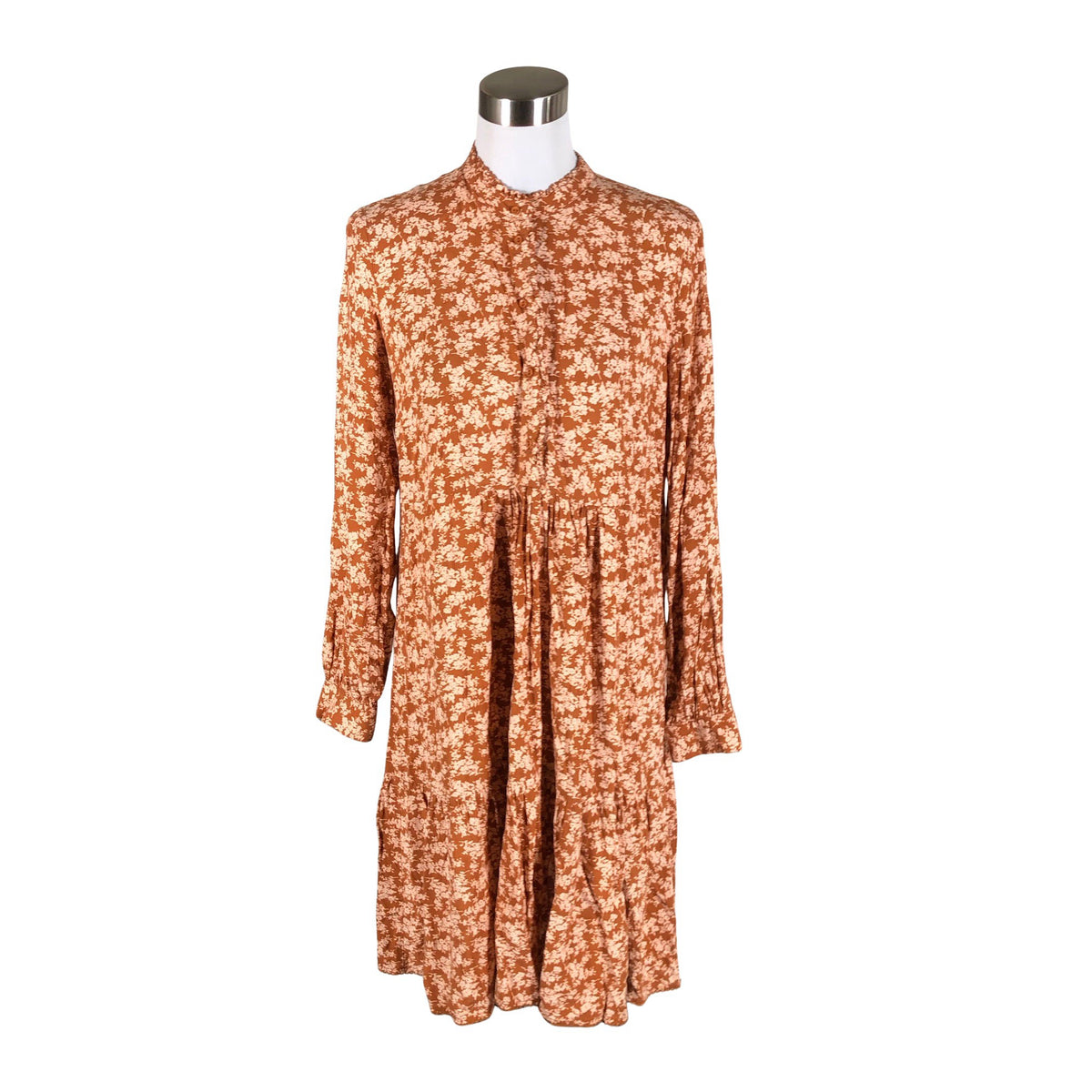 Unisex Y.A.S - Õhuke kleit, suurus 38 - Oranž (1)