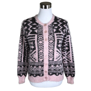 Unisex Micha - Kardigan, suurus 38 - Heleroosa (1)