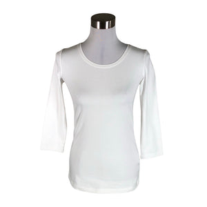Unisex Noom - Trikotaažist pluus, suurus 34 - Valge (1)