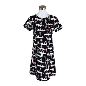 Unisex Nanso - Trikotaažist kleit, suurus 34 - Must (1)