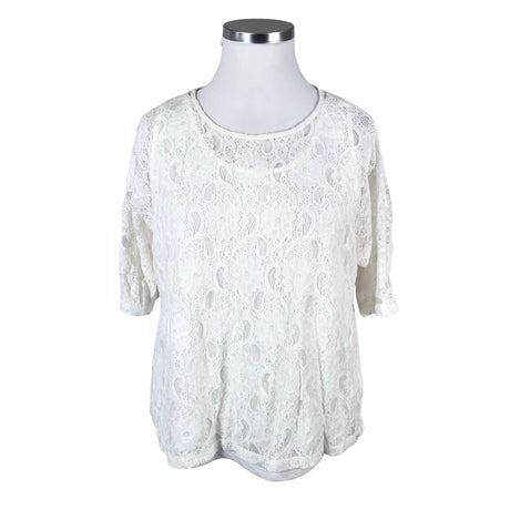 Unisex Lindex - Pluus, suurus 48 - Valge ()