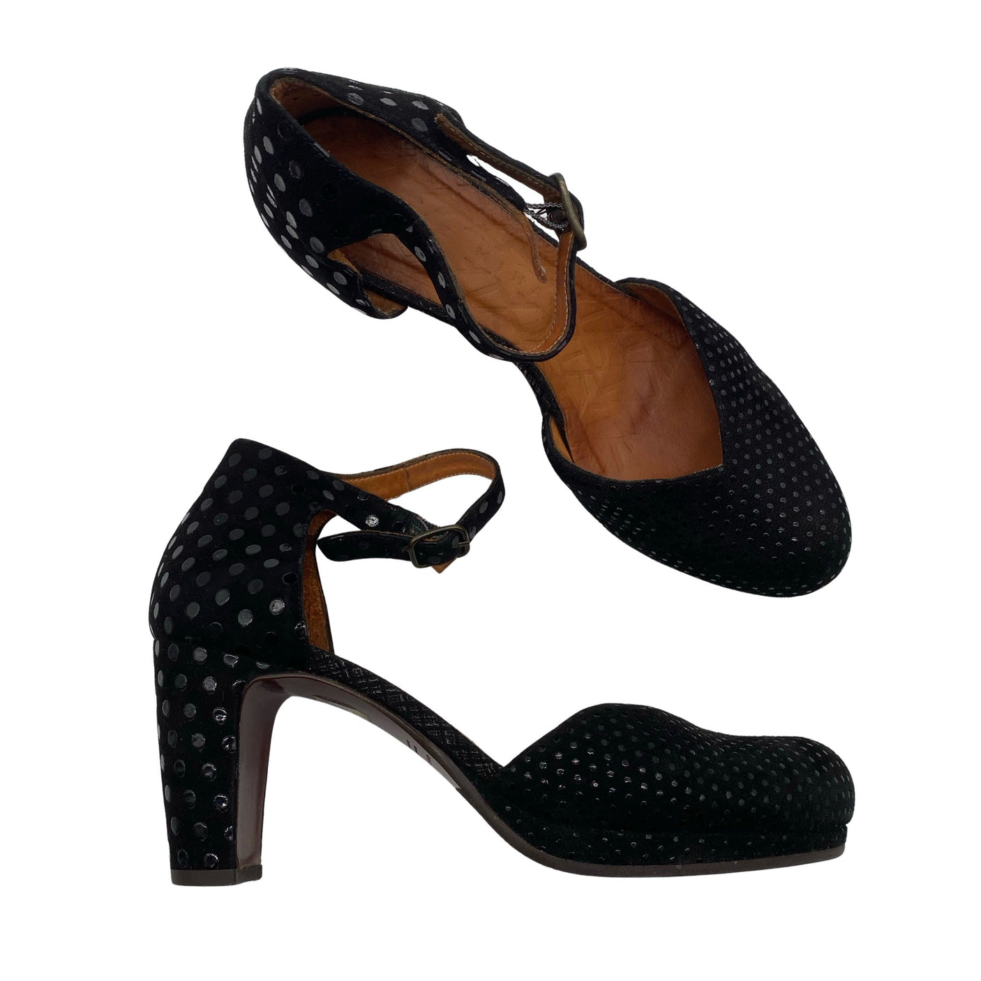 Unisex Chie Mihara - Kontsakingad, suurus 39 - Must (1)