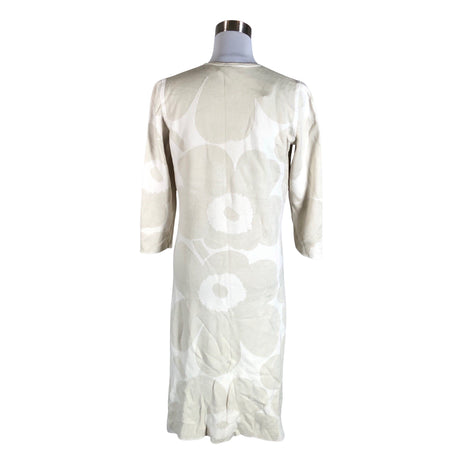 Unisex Marimekko - Kootud kleit, suurus 40 - Beige (2)