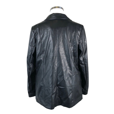 Unisex Ulla Popken - Nahktagi, suurus 44 - Must (2)
