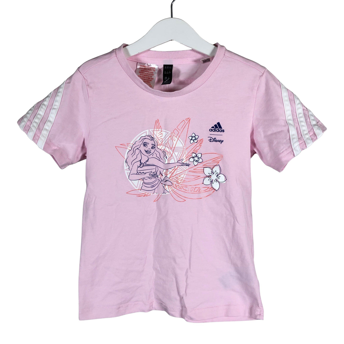 Unisex Adidas - T-särk, suurus 122 - 128 - Heleroosa (1)