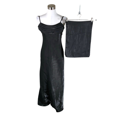 Unisex Randigarutan - Õhtukleit, suurus 36 - Must ()